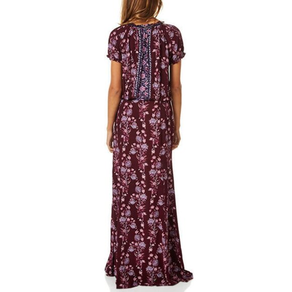 TIGERLILY 'Carriacou' Women's Maxi Dress Mulberry US 4 - Picture 3 of 8